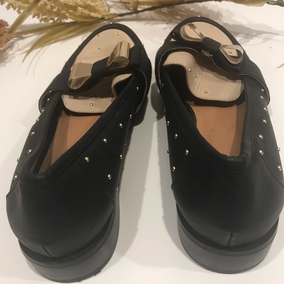 REZOY bow studded slip on flat loafers 8.5 - Picture 3 of 6